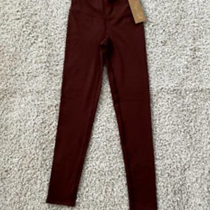 Niyama Sol Yoga Leggings Mauve Barefoot 7/8 Sz Small